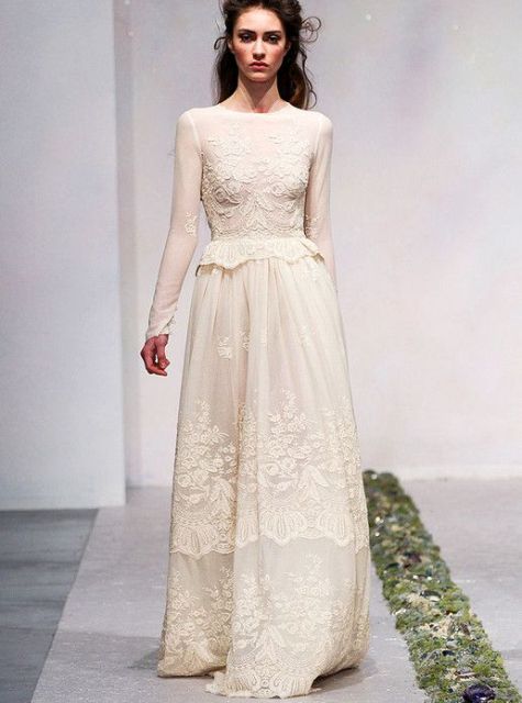 modest wedding dresses_New_Love_Times