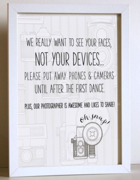 unplugged wedding signs_New_Love_Times