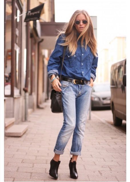 how to wear boyfriend jeans_New_Love_Times