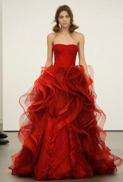red wedding dresses_New_Love_Times