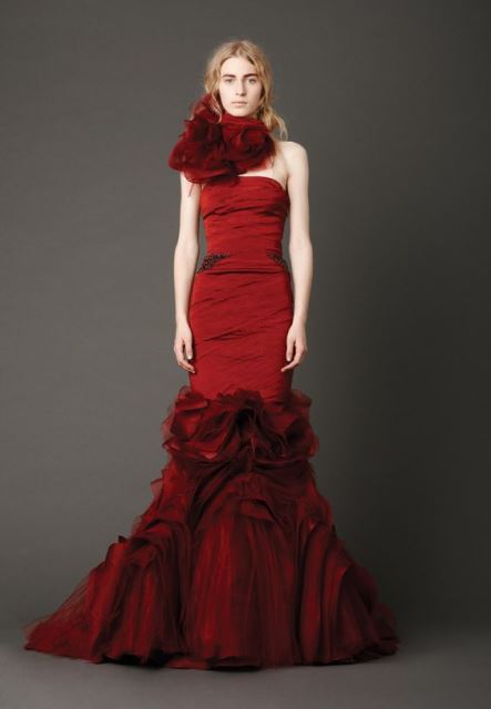 red wedding dresses_New_Love_Times