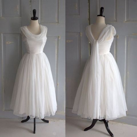 tea-length wedding dresses_New_Love_Times