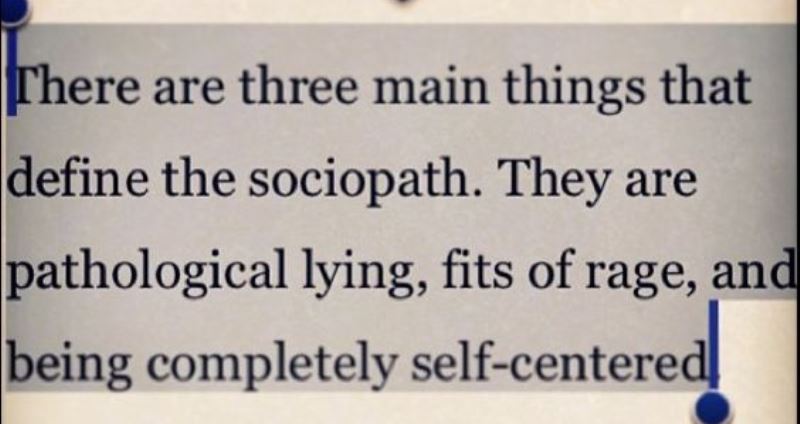 A signs sociopath dating youre 12 Signs