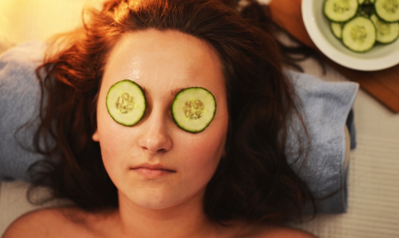 woman with cucumbers on eyes_New_Love_Times