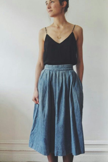 how to wear a denim skirt_New_Love_Times