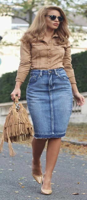 how to wear a denim skirt_New_Love_Times