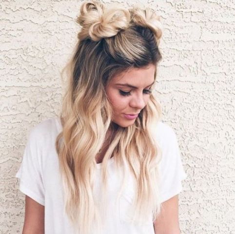 These Double Bun Hairstyles Prove 'Two Is (GOOOOD) Company'