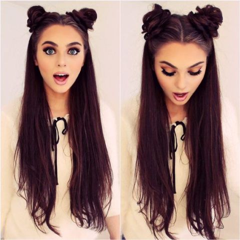 double bun hairstyles_New_Love_Times