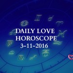 #AstroSpeak Daily Love Horoscope For 3rd November, 2016