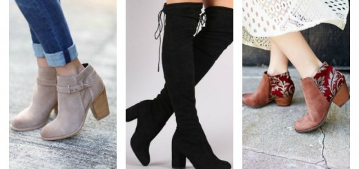 chunky heel boots#00