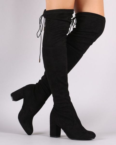 chunky heel boots_New_Love_Times