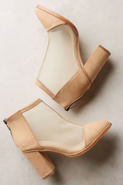 chunky heel boots_New_Love_Times