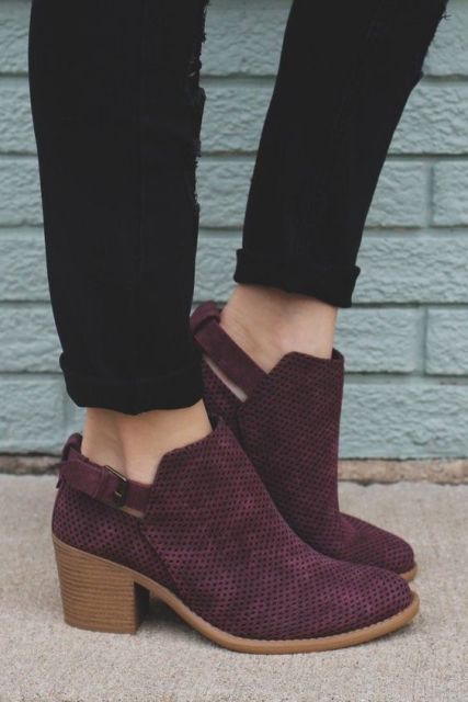 chunky heel boots_New_Love_Times