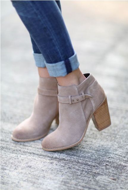 chunky heel boots_New_Love_Times