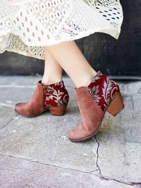 chunky heel boots_New_Love_Times