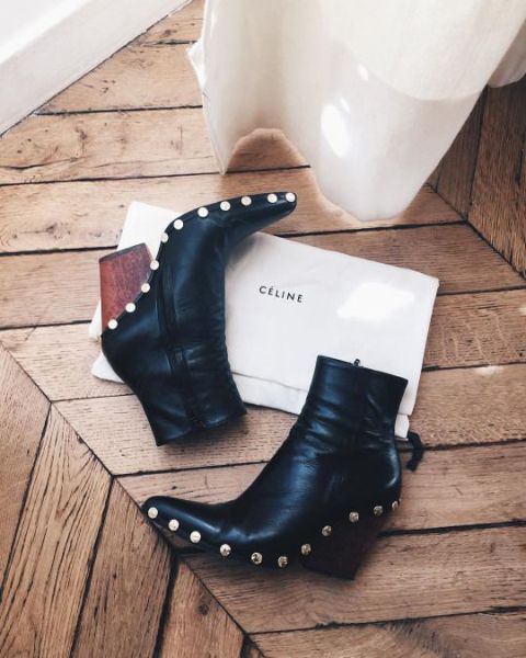 chunky heel boots_New_Love_Times