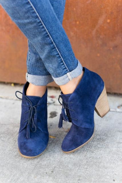 chunky heel boots_New_Love_Times