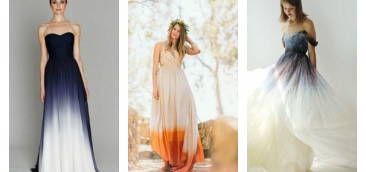 dip dye wedding dresses_New_Love_Times