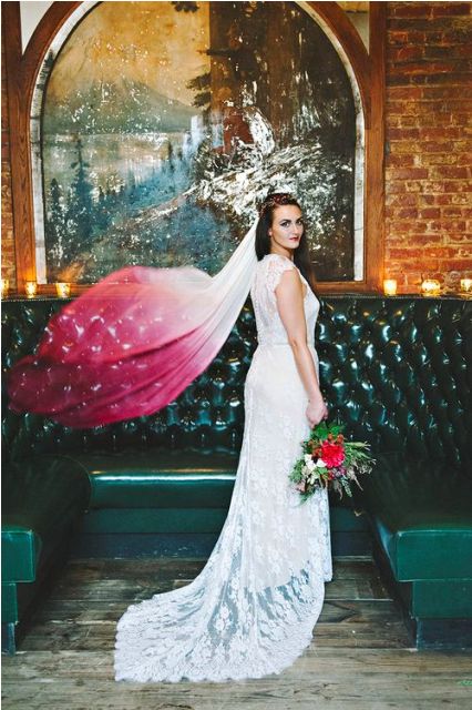 dip dye wedding dresses_New_Love_Times