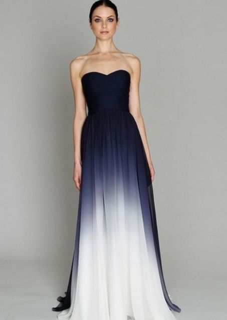 dip dye wedding dresses_New_Love_Times