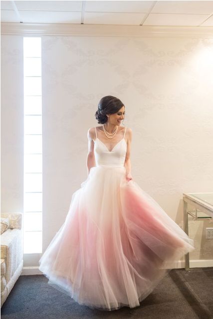 dip dye wedding dresses_New_Love_Times