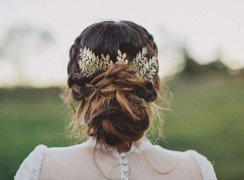 country wedding braided hairstyles