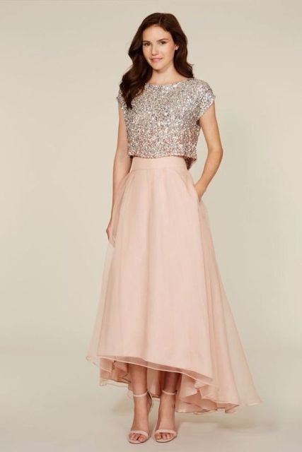 two piece bridesmaid dresses_New_Love_Times