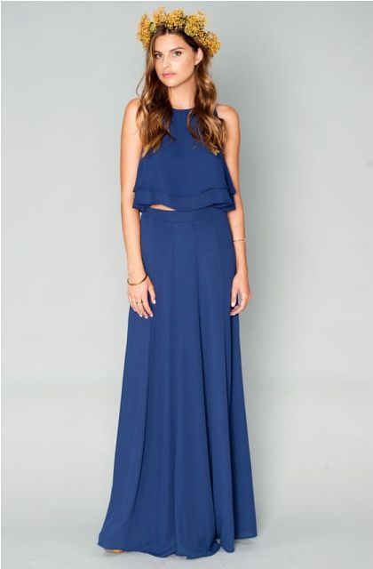 two piece bridesmaid dresses_New_Love_Times