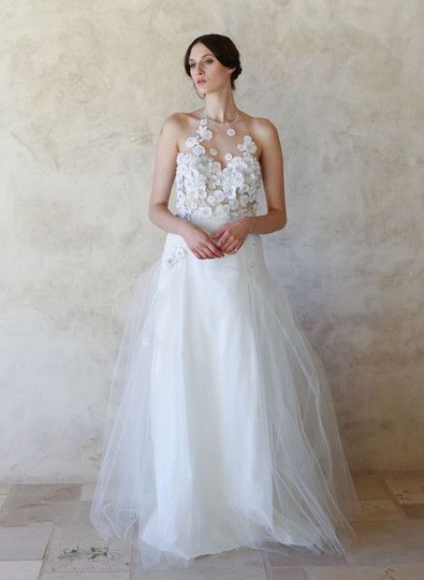 halter neck wedding dresses_New_Love_Times