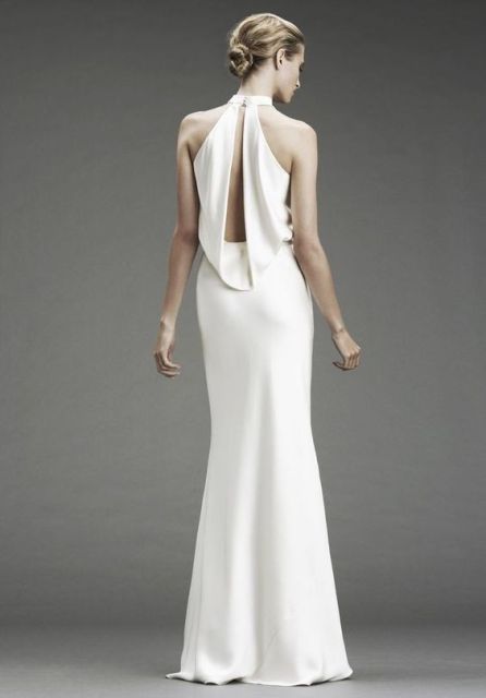 halter neck wedding dresses_New_Love_Times