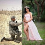 How A Photographer United A Couple, Separated By Deployment, For A Maternity Shoot