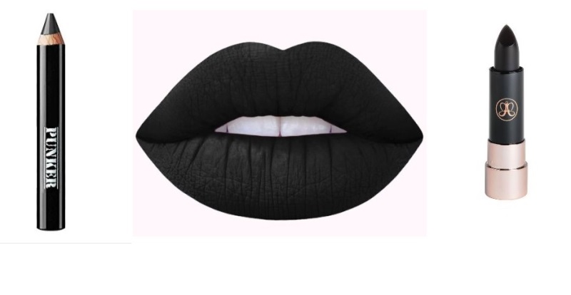 How to wear black lipstick