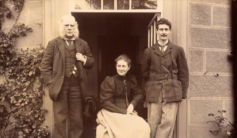 NPG P1822; Rupert Potter; Beatrix Potter (Mrs Heelis); (Walter) Bertram Potter